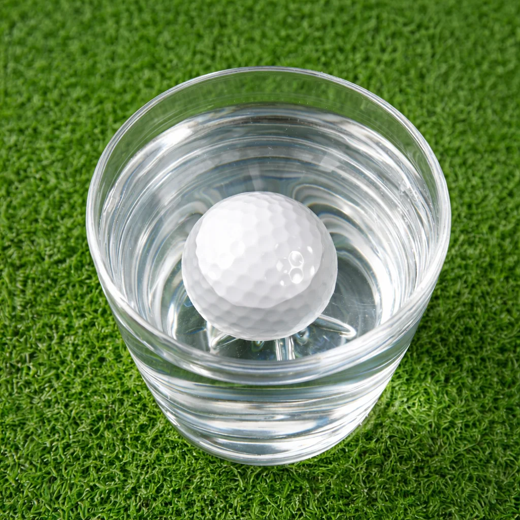 Two Piece Floater Golf Ball Angle 3